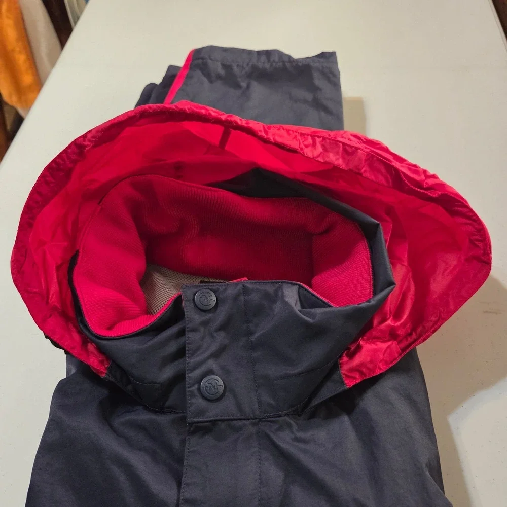 Nautica Vintage Competition Men's Medium Navy Red Lined Jacket XL Sporty Classic